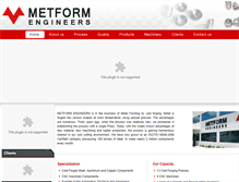 Tablet Screenshot of metformindia.com